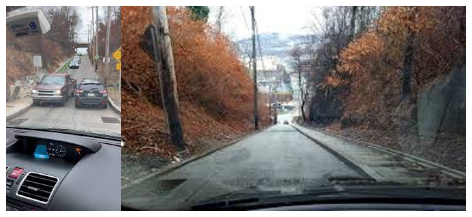 Pittsburgh, PA - Rialto Avenue; Steepest and narrowest street in the city.