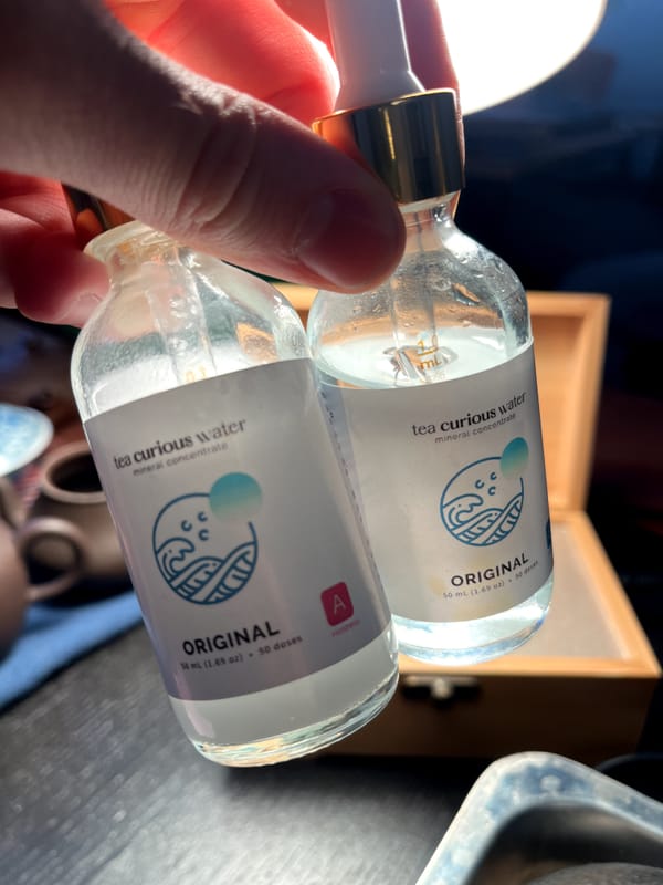 Tea Curious Original water dropper solution review for gongfucha